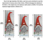 Qilmy Door Cover Decoration, Party Accessory Porch Decor for Festive Ornament Indoor Outdoor Covering 35 x 79 Inch, Christmas Gnome - Image 3