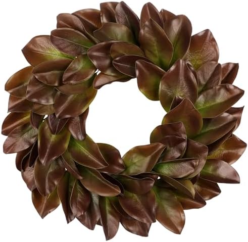 Briful 23in Christmas Magnolia Leaf Wreath for Front Door by Briful