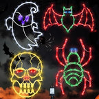 TRWYMZ Halloween Decorations - 16" Halloween Window Silhouette Lights by TRWYMZ