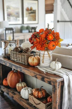 Fall Centerpieces for Tables Fall Flowers in Vase Fall Floral Arrangement - Image 6