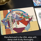 CounterArt Liberty Assortment by FLW Boxed Set of 4 Hardboard Placemats - Image 6