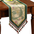 Patdrea Designer Vintage French Linen Table Runner,12"X87"-Cecilia A by patdrea