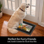 Evergreen Sassafras Fall Christmas Holiday Doormat Insert Bundle & Tray Set of 5, Interchangeable Entrance Door mats Indoor and Outdoor Welcome Mat 30 x 18 Tray Non Slip Backing Low Profile - Image 6