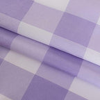 Cupuamon 2 Pack Waterproof Polyester Fabic Rectangle Checkered Tablecloth，60x84 Outdoor Table Cloth，Oil Stain Prevention Table Cloth for Pinics and Parties（Lavender and White） - Image 6