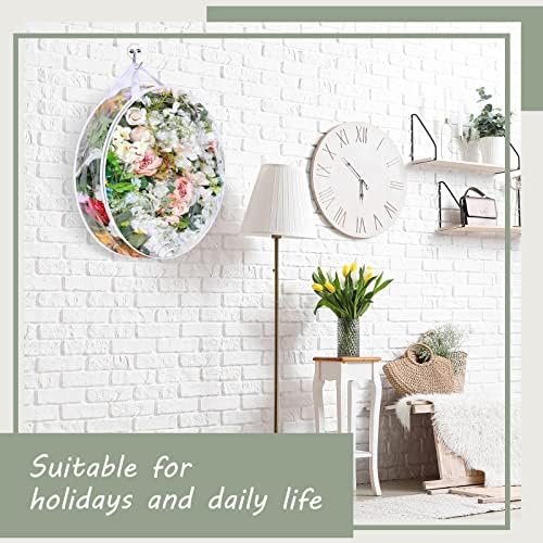 Remagr 4 Pcs 30 Inch Clear Plastic Wreath Storage Bag,Transparent - Image 6
