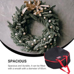 OUNONA Christmas Wreath Storage Bag, 600d Oxford Cloth Round Portable - Image 2