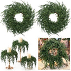 4 Pcs Small Christmas Cedar Wreaths 12 Inch Mini Drop Wreath by Unknown