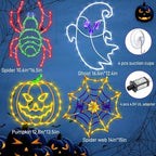 TRWYMZ Halloween Decorations - 16" Halloween Window Silhouette Lights - Image 2
