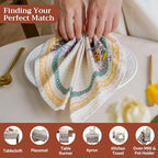 Maison d' Hermine Cloth Napkins Set of 6 Reusable 100% Cotton (20" x 20") - Image 4
