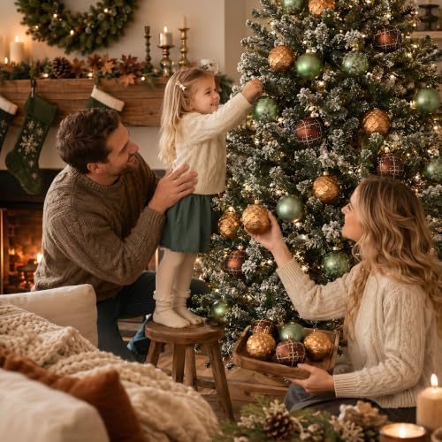Valery Madelyn 9ct Christmas Tree Decorations Ball Ornaments 2.76 Inches - Image 6