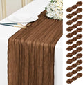 12 Pack Brown 10Ft Cheesecloth Table Runner by Unknown