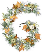 Waipfaru Fall Decor, 6 Ft Fall Garland for Mantle by Waipfaru