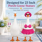 Kooterfun 12 Set Holiday Porch Goose Outfits for 23 Inch Goose Statue - Image 3
