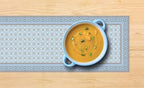 Heat Resistant Table Runner, 39 x 12 Inch - Crystal Blue Design - Image 2