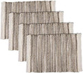 Hausattire Woven Table Placemats Set of 4 - Olive Green Christmas Jute Outdoor Table Mats for Kitchen Dining Decoration |Heat Resistant Farmhouse Dinner Spring Easter Placemat |13x19 Inch by Hausattire