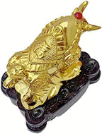 Betterdecor Gold Color Feng Shui 12 Chinese Zodiac Animal Statue Figurine Home Office Decoration and Gift for New Year Holidays and Birthday (Zodiac Ox) - Image 3