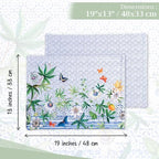 Maison d' Hermine Placemats Set of 4 Reusable 100% Cotton (13"x19") - Image 4