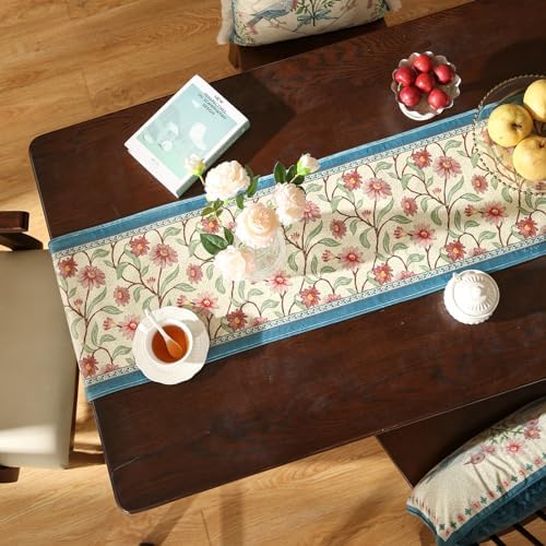 Patdrea Designer Elegant Velvet Table Runner,12"X102"-Montebourg B - Image 4