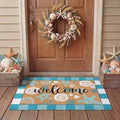 Tinideya 2 Pcs Summer Coastal Door Mat Beach for Front Porch Decor by Tinideya
