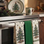 Spode - Christmas 3 Pack Kitchen Towels, Soft Cotton Dish Towels for Drying - Image 4