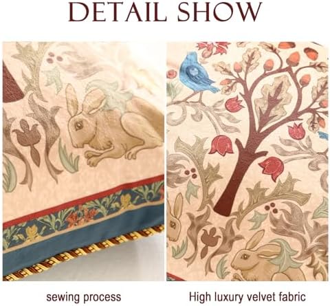 patdrea Designer Velvet Throw Pillow Cover,Set of 2,18"x18"-HerbertB - Image 4