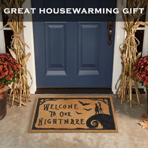 Nightmare Christmas Door Mat 30x17 Inch, Jack Door Mat, Coir Welcome Mat - Image 2