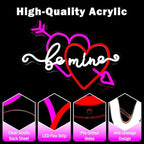 Valentine Be Mine Neon Sign Dimmable Double Hearts Neon Light Flashing Arrow Heart Window Lights Romantic Valentine'S Day Gift for Couples Bedroom Wall Decor - Image 6