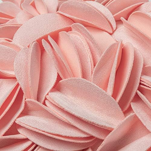 KINGROSE Handmade 3D Flower Soft Home Decorative Throw Pillow Case Rectangle Cushion Cover for Bed Living Room Sofa 12 x 20 Inches Solid Suede Pink - Image 4