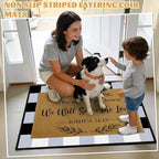 2 Pcs Christian Door Mats, As for Me and My House We Will Serve the Lord Non Slip Coir Mat with Buffalo Plaid Layered Rug, Bible Verse Layering Doormats for Indoor Outdoor Porch Entry Decor - Image 6
