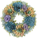 Northlight Artificial Floral Wooden Spring Wreath with Seed Pods - 14" by Northlight