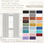 KOUFALL 108 Inch Room Darkening Curtains, 9FT Grommet Drapes for Living Room Bedroom, 2 Panels Set, 9 FT Length 52'' W x 108'' L Inches, Light Grey - Image 3