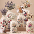6 Pcs Ceramic Small Vintage Vase Rustic Farmhouse Vase Set by Unknown