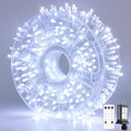 JMEXSUSS 132 ft 400 LED White Christmas Lights Indoor Outdoor by JMEXSUSS
