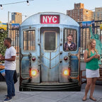 Colingmill 5.5 Ft New York Subway Cardboard Stand up Cutout Backdrop - Image 4