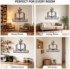 Personalized Books Metal Sign, Custom Book Lover Wall Art, Bookworm Decor - Image 7