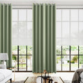 KOUFALL 96 Inch Curtains 2 Panels Set Drapes 96 Inches Long for Living Room,Sage Green Black Out Room Darkening Blackout Vertical Sliding Door Blinds for Patio Doors by KOUFALL