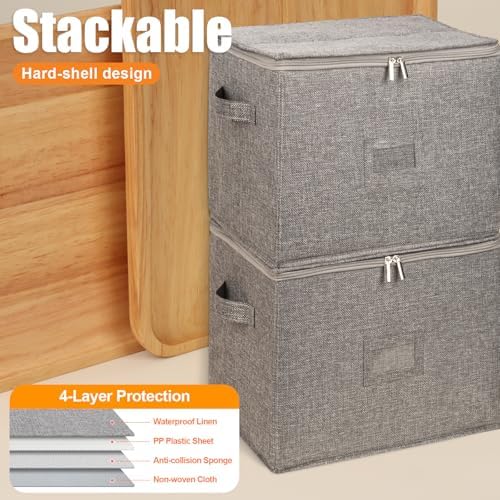 Kukikan Champaign Flute Storage Holder, Hard Shell, 2 Pack for 24 Glass - Image 3