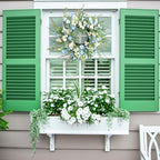 24 Inch Fall Wreath for Front Door Artificial FloralWreath - Image 7