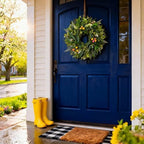 Hiptree 24 Inch Eucalyptus Wreaths for Front Door,Porch,Window - Image 5