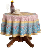 Maison d' Hermine Table Cloth Round Table Reusable 100% Cotton 69" Diameter by MaisondHermine
