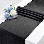 6 Pack Black Burlap Table Runners Jute Table Linens 13x84 inch - Image 3
