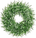 26in Wreath for Front Door, Farmhouse Wall Home Decor by facdiwok