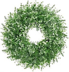 26in Wreath for Front Door, Farmhouse Wall Home Decor by facdiwok