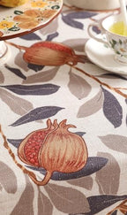 Patdrea Designer French Vintage Linen Table Runner,12"X118" - Image 5