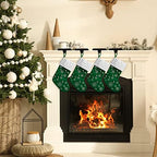 Zhengmy 6 Pcs Black Christmas Stocking Hangers for Mantel Stocking Holders - Image 5