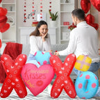 Syhood 7.5 ft Valentine's Day Inflatables Outdoor Decorations Heart Shaped Inflatable Conversation LED Lighted Blow up Ornament for Valentines Gift Wedding Home Yard Lawn Indoor Party - Image 6