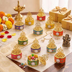 Indian Return Gifts Boxes, Diwali Candy Favor, Multicolor, 24 Pcs - Image 2