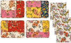 8-Piece Quilted Patchwork Placemats & Floral Napkins by ArtPineconeHome