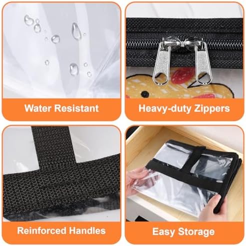SpaceTrove Clear Storage Bags, 8-Pack Under Bed and Closet Organizers 40L - Image 3