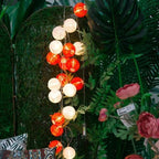 Red Lantern String Lights 19.6ft 40 LEDs Battery Operated with Remote Control Hanging Lanterns String Lights for Chinese New Year,Spring Festival,Wedding,Party Decoration,Christmas - Image 6